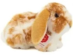 Teddy Hermann 93730 - Widderkaninchen hellbraun-wei&szlig; gescheckt, Hase-Pl&uuml;schtier, 23