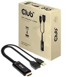 Club3D CAC-1331 HDMI / DisplayPort Adapter [1x HDMI&reg; - 1x DisplayPort] Schwarz