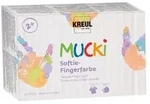 KREUL MUCKI Softie-Fingerfarbe Set 6 x 150 ml