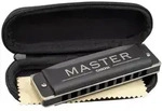 Master Edition Blues Harmonica in C (incl. soft case and cleaning cloth)