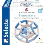 Selecta 64022 - bellybutton, Sternentanz, Greifling-Ball, Holz, blau, 11,5 cm
