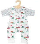 Puppen-Strampler mit T-Shirt Pinguin P&uuml;nktchen, Gr. 28-35 cm