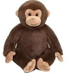 Teddy Hermann 92949 - Affe sitzend, Pl&uuml;schtier, 35 cm