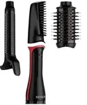Revlon RVDR5333E Warmluftb&uuml;rste Schwarz, Rot mit Lockenfunktion