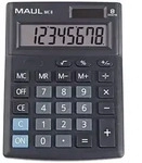 Maul MC 8 Tischrechner Schwarz Display (Stellen): 8 batteriebetrieben, solarbetrieben