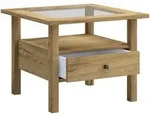 Holz Sofatisch Couchtisch Schublade Lingis M