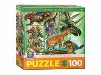 Eurographics 6100-0360 - Pflanzenfressende Dinosaurier , Puzzle, 100 Teile