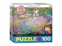 Eurographics 6100-4908 - Monet ́s Garten von Claude Monet , Puzzle, 100 Teile