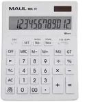 Maul MXL 12 Tischrechner Wei&szlig; Display (Stellen): 12 batteriebetrieben,