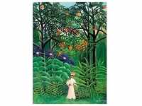 Eurographics 6000-5608 - Frau in einem exotischen Wald von Henri Rousseau,...