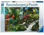 Puzzle Ravensburger Bunte Papageien im Dschungel 2000 Teile