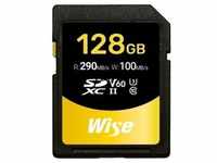 Wise SDXC UHS-II V60 128GB R:290MBs / W:100MBs WI-SD-S128