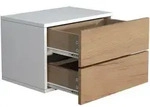 Holz Wandschublade Wand H&auml;nge Nachttisch Usal L45