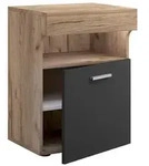 Holz Nachttisch Nachtschrank Schublade Slepal M