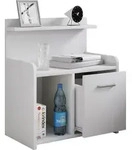 XL Hoher Nachtschrank Nachttisch Schublade Nilasa