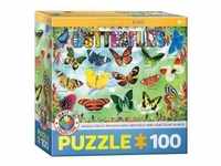 Eurographics 6100-5485 - Garten Schmetterlinge , Puzzle, 100 Teile