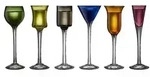 Schnappsglas 6 Stck. ass. Farben