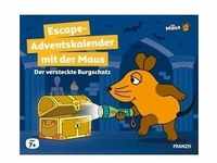 Escape Adventskalender mit der Maus, Der versteckte Burgschatz, für Kinder ab 7