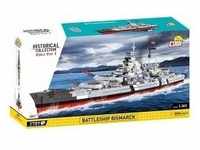 COBI Historical Collection 4841 - Bismarck Schlachtschiff WWII, 2789 Klemmbausteine