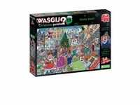 Jumbo 1110100021 - Wasgij Christmas 19, Santa Dash, Comic-Puzzle, 1000 Teile (+1 free
