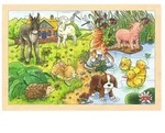 Einlegepuzzle Tierkinder II