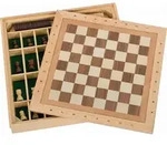 Spiele-Set Schach-Dame-M&uuml;hle