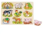 goki Steckpuzzle Bauernhof