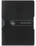 Herlitz Bewerbungsmappe Express-Clip A4 PP schwarz