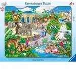 Rahmenpuzzle Besuch im Zoo 45 Teile
