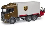 bruder 03582 Scania Super 560R UPS Logistik-LKW mit Mitnahmestapler + 2 Palett