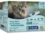 Bozita Fleisch & Fisch Multipack Nassfutter Katze 2 Paletten (24 x 85 g)