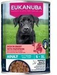 Eukanuba Adult mit Rind und K&uuml;rbis Nassfutter Hund 4 Paletten (24 x 400 g)
