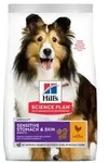 Hill's Adult Sensitive Stomach & Skin Medium Huhn Hundefutter 14 kg