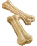 Brekz Rawhide - Rinderhaut Kauknochen gepresst Hundesnack 17 cm 8 St&uuml;ck
