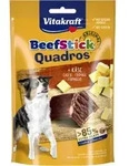 Vitakraft Beefstick Quadros mit K&auml;se Hundesnack (70 g) 3 Packungen