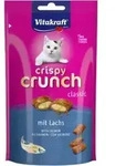Vitakraft Crispy Crunch Classic mit Lachs Katzensnack (60 g) 4 Packungen