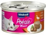 Vitakraft Po&eacute;sie Mousse mit Ente Nassfutter Katze (12 x 85 g) 3 Packungen