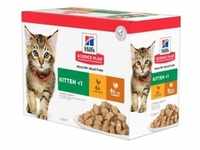 Hill's Kitten Poultry Selection Combi Huhn Truthahn Katzen-Nassfutter 1 Karton...