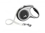 Flexi New Comfort M Tape-Leine 5 Meter Schwarz
