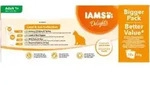 Iams Delights Adult Land & Meereskollektion in Sauce Nassfutter Katze (72x85g) 144 x