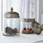 LOBERON Glasdose 2er Set Laurnena 13730191