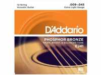DAddario EJ41 Extra Light 12-String .009-.045