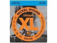 Daddario D'Addario EXL110-10P Nickel Wound .010-046 ProPack Saiten E-Gitarre,