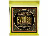 Ernie Ball Everlast EB2558 Light 011-052 Coated Saiten Westerngitarre, Gitarre/Bass