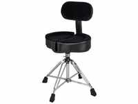 AHead SPG-BBR Black Drum Throne with Back Rest Drumhocker, Drums/Percussion &gt;