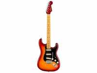 Fender American Ultra Luxe Stratocaster MN Plasma Red Burst E-Gitarre,...