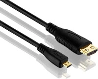 PureLink PI1300-010, PureLink - HDMI/Micro HDMI Kabel - PureInstall 1,00m