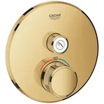 GROHE Grohtherm SmartControl Thermostat Fertigmontageset mit einem Absperrventil,
