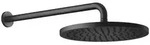 Dornbracht Regenbrause &Oslash; 30 cm mit Wandanbindung, Badarmaturen, schwarz matt