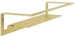 Herzbach LIVING Wandablage 30 cm, Accessoires, 21.820000.1.41, brass steel